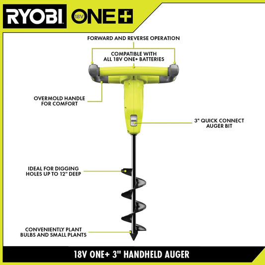 18V ONE+ 3" HANDHELD AUGER