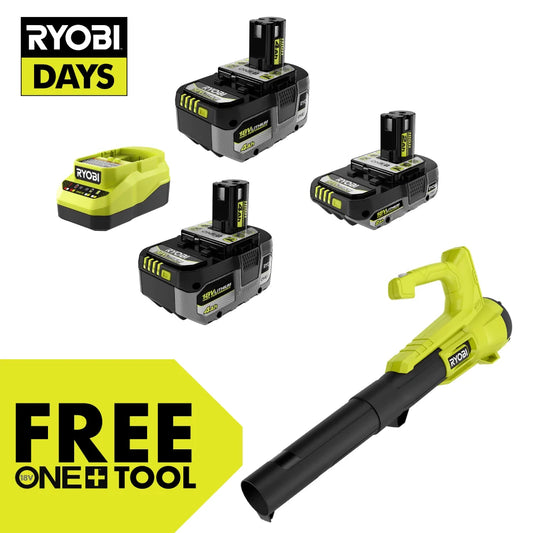 18V ONE+ LITHIUM HIGH PERFORMANCE STARTER KIT WITH FREE 18V ONE+ 250 CFM BLOWER