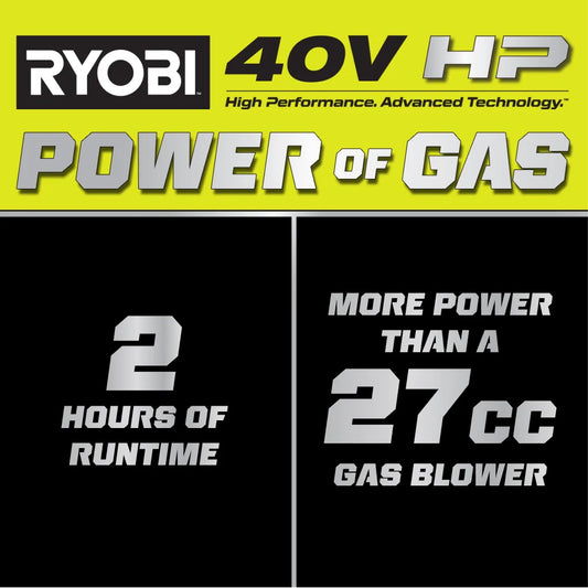 40V HP BRUSHLESS 730 CFM WHISPER SERIES BLOWER KIT