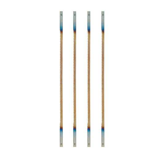 4 PC. 20 TPI Scroll Saw Pinned Blades