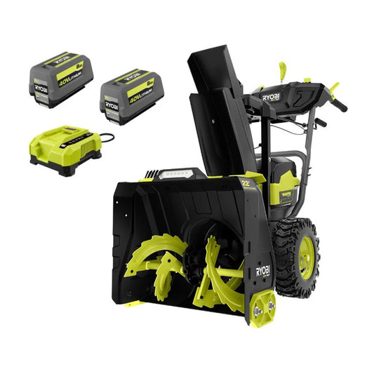 40V HP BRUSHLESS WHISPER SERIES 22" TWO-STAGE SNOW BLOWER KIT