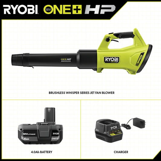 18V ONE+ HP BRUSHLESS WHISPER SERIES 450 CFM BLOWER KIT