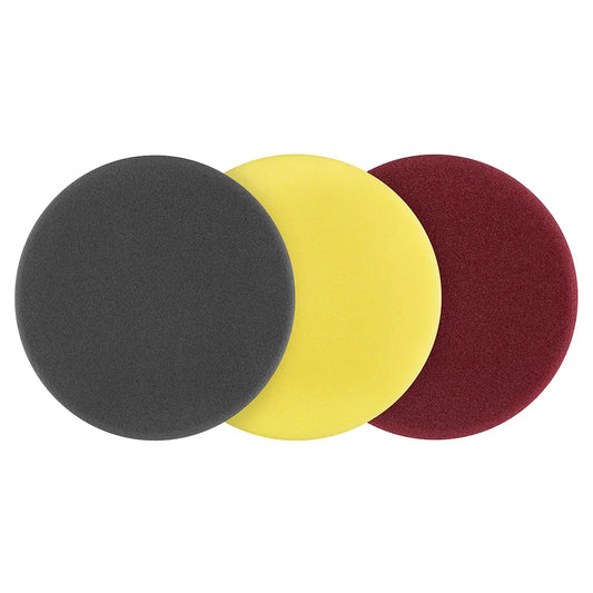 3 PC. 5" FOAM DUAL ACTION POLISHER VARIETY PAD SET