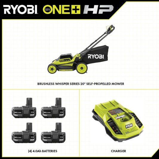 18V ONE+ HP BRUSHLESS 20" SELF-PROPELLED MULTI-BLADE MOWER KIT