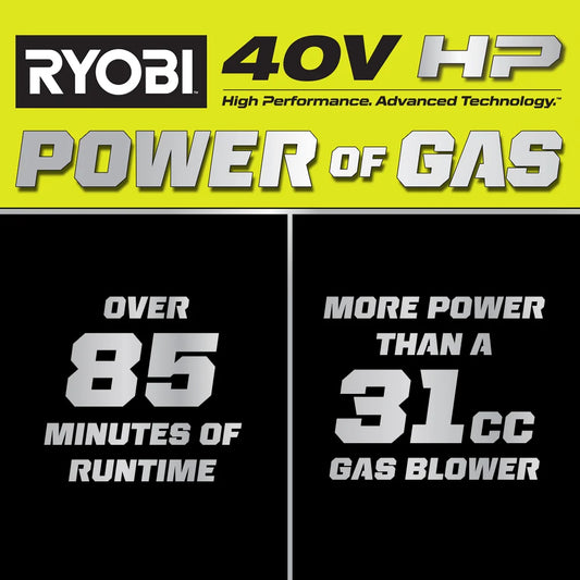 40V HP Brushless 800 CFM WHISPER SERIES Blower Kit