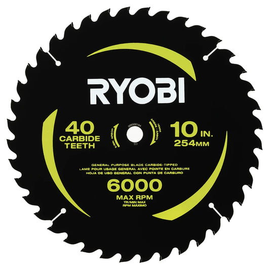10" 40 CARBIDE TEETH THIN KERF MITER SAW BLADE