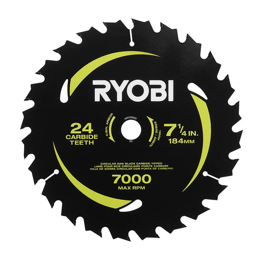 7-1/4" x 24T CARBIDE TEETH THIN KERF CIRCULAR SAW BLADE