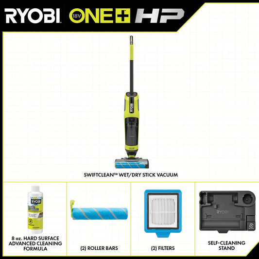 18V ONE+ HP SWIFTCLEAN WET/DRY STICK VACUUM