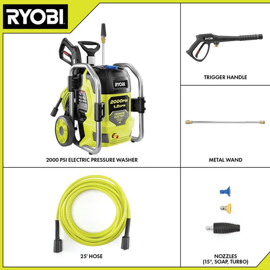 2000 PSI 1.2 GPM ELECTRIC PRESSURE WASHER