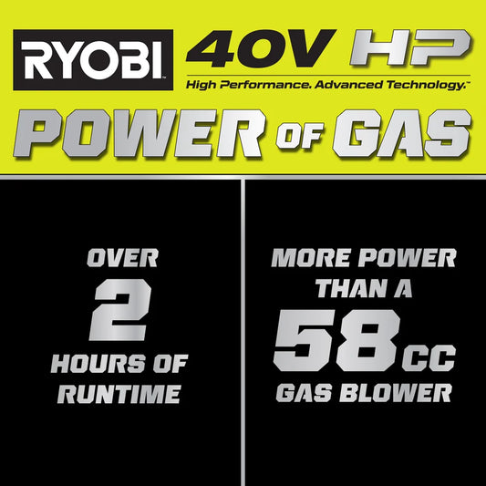 40V HP Brushless 850 CFM Backpack Blower