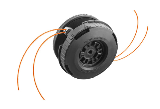  REEL EASY+ 2-in-1 Pivoting Fixed Line and Bladed Head For Bump Feed Trimmers