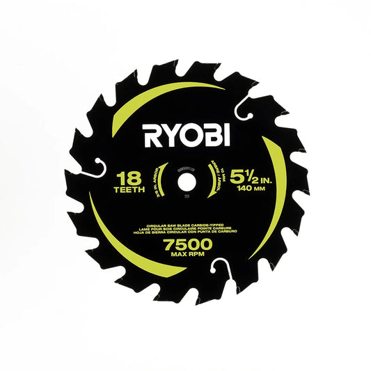 5-1/2" 18 Carbide Teeth Thin Kerf Circular Saw Blade