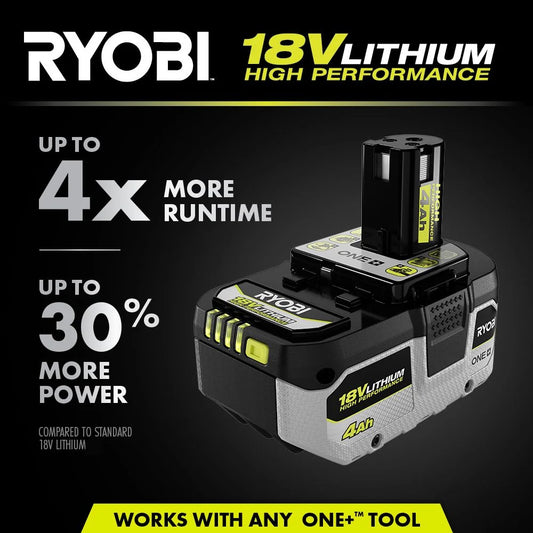 18V ONE+ 4AH LITHIUM HIGH PERFORMANCE BATTERY (2-PACK)