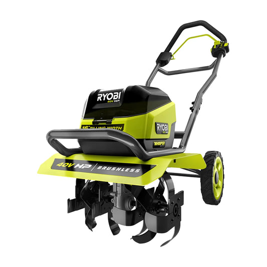 40V HP BRUSHLESS WHISPER SERIES 16" FRONT TINE TILLER KIT