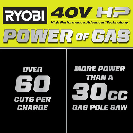 40V HP Brushless 10" Pole Saw Kit