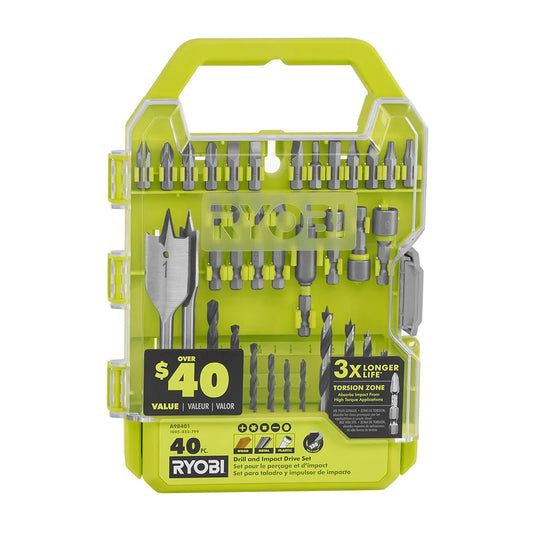 40 PC. DRILL AND IMPACT DRIVE SET