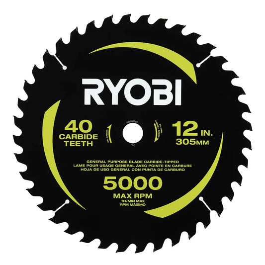 12" 40 CARBIDE TEETH THIN KERF MITER SAW BLADE
